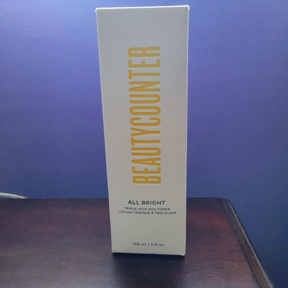 New Beauty Counter All Bright AHA Toner